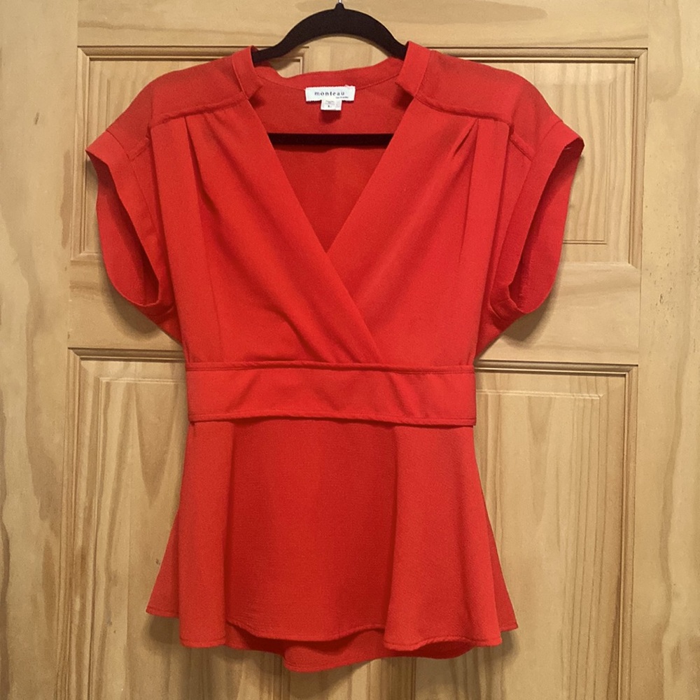 Deep v blouse